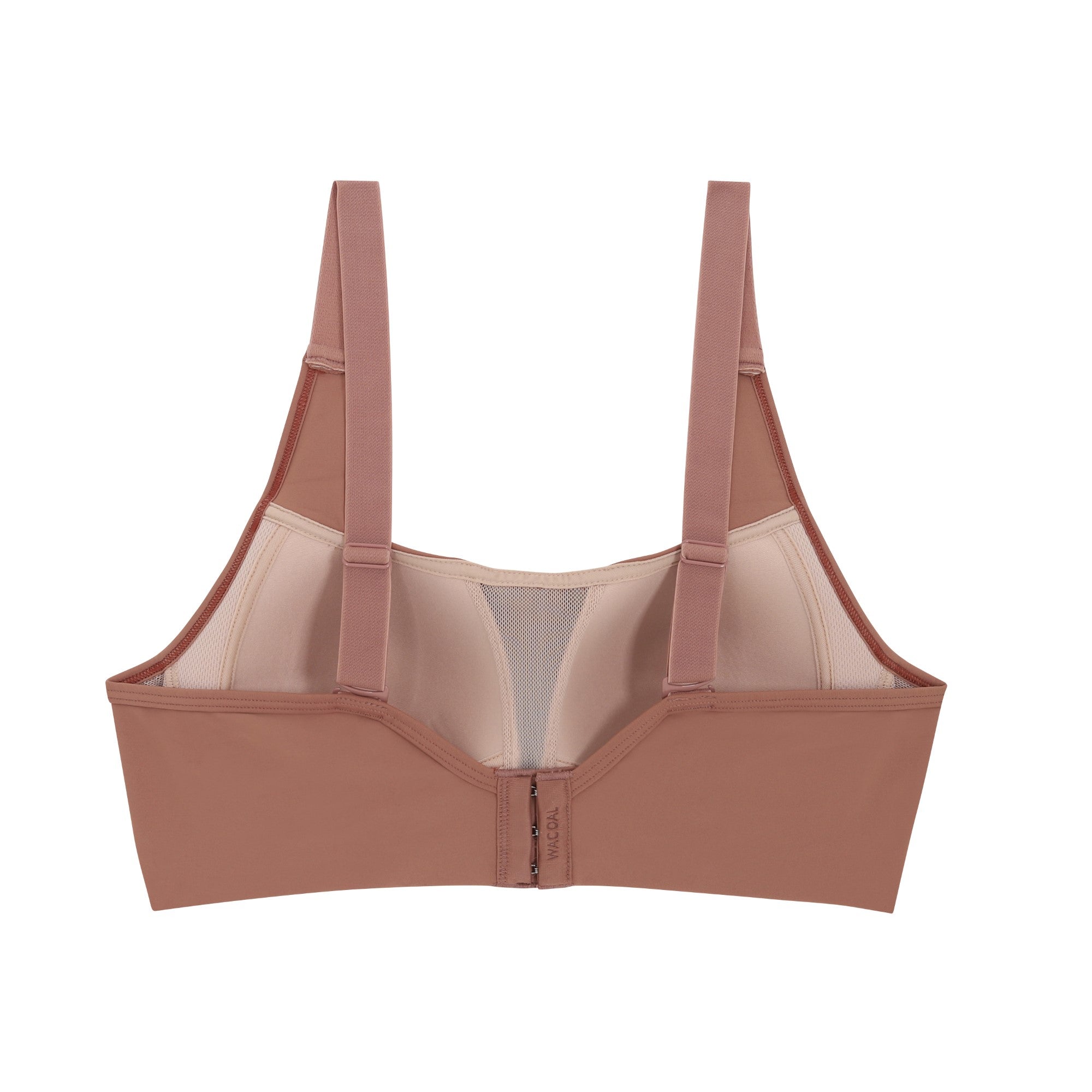 Wacoal Motion Wear บราสำหรับออกกำลังกาย In to Out (Level.2) รูปแบบตะขอ รุ่น WR1525 สีโอวัลติน (OT)