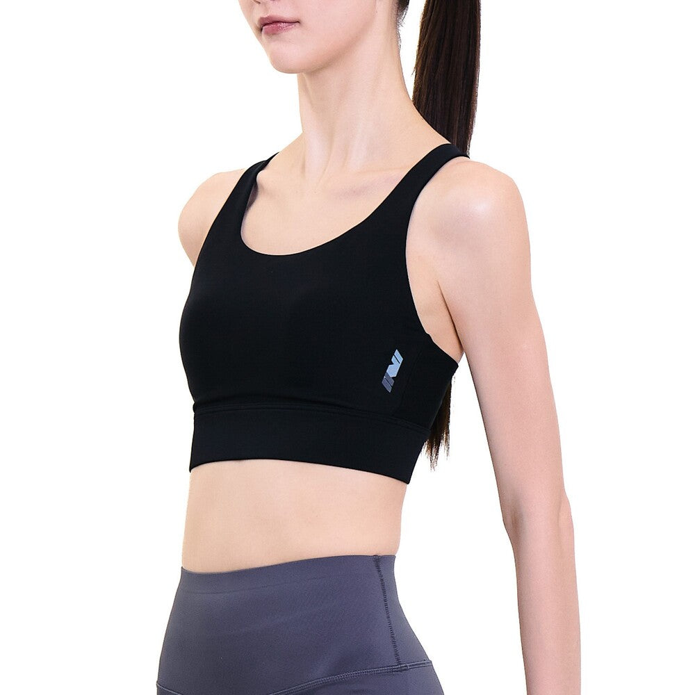 Wacoal Motion Wear บราออกกำลังกายแบบตะขอหลัง รุ่น WR1528 สีดำ (BL)