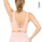 Wacoal Motion Wear In to Out exercise bra, model WR3208, orange (OP)