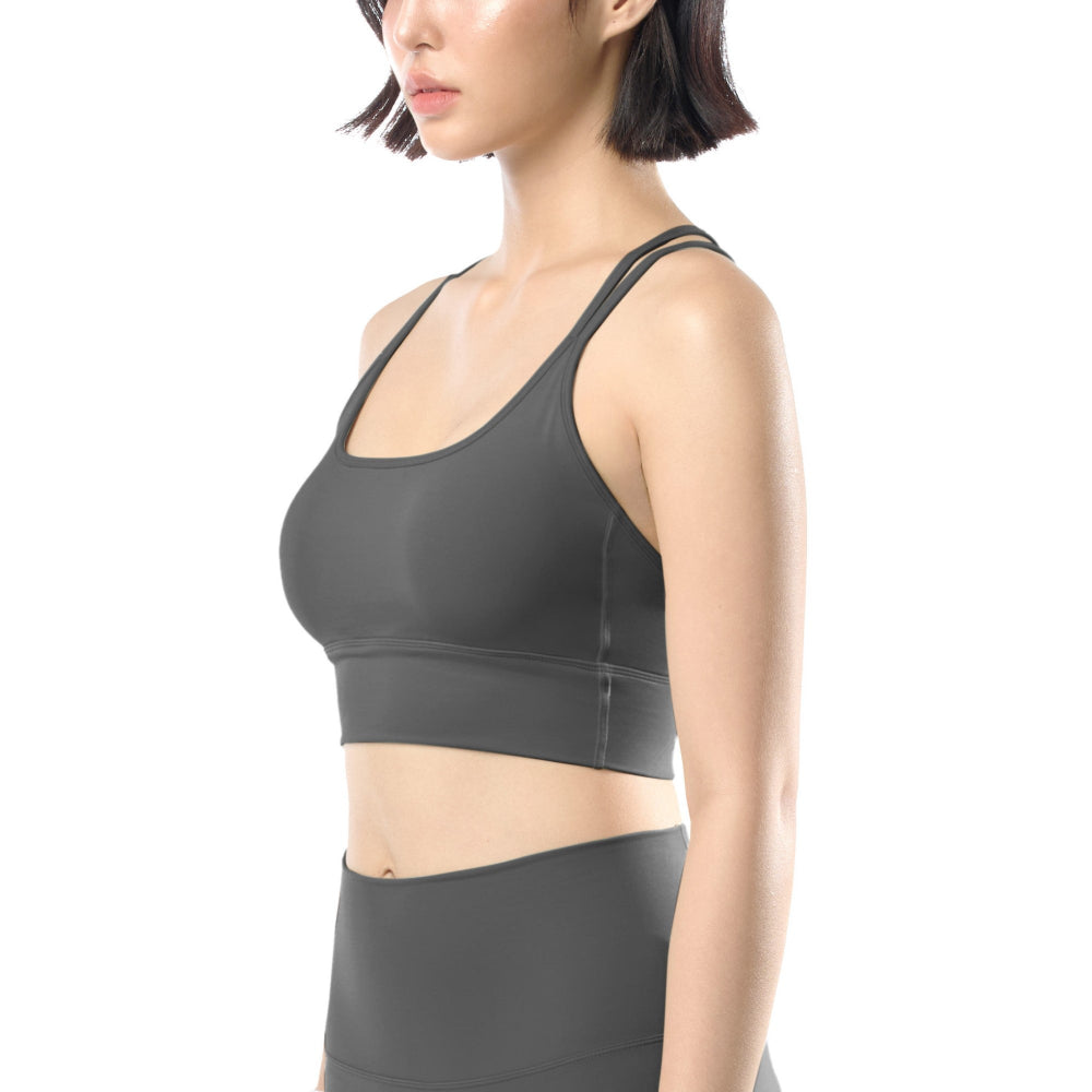 Wacoal Motion Wear บราสำหรับออกกำลังกาย In to Out รุ่น WR3213 สีเทา (DG)