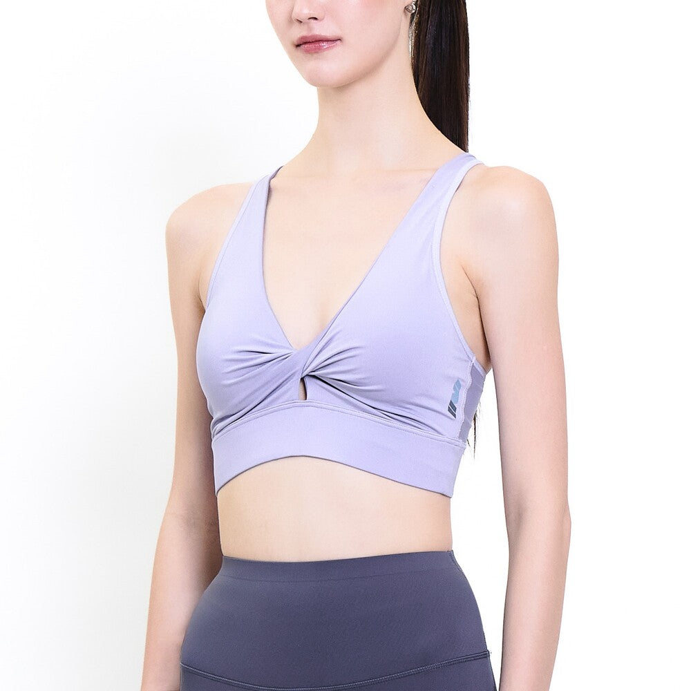 Wacoal Motion Wear บราออกกำลังกายแบบสวมหัว รุ่น WR3214 สีม่วง (LV)