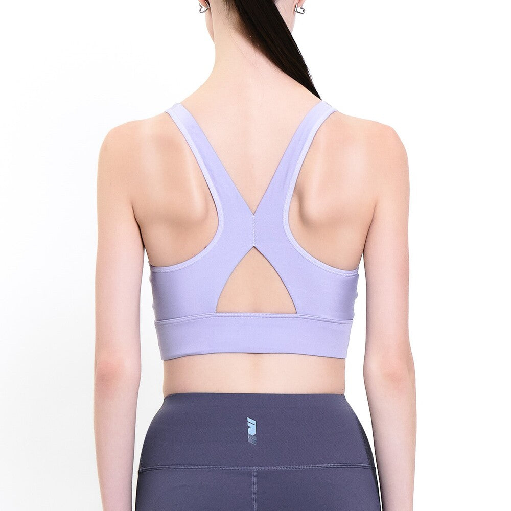 Wacoal Motion Wear บราออกกำลังกายแบบสวมหัว รุ่น WR3214 สีม่วง (LV)