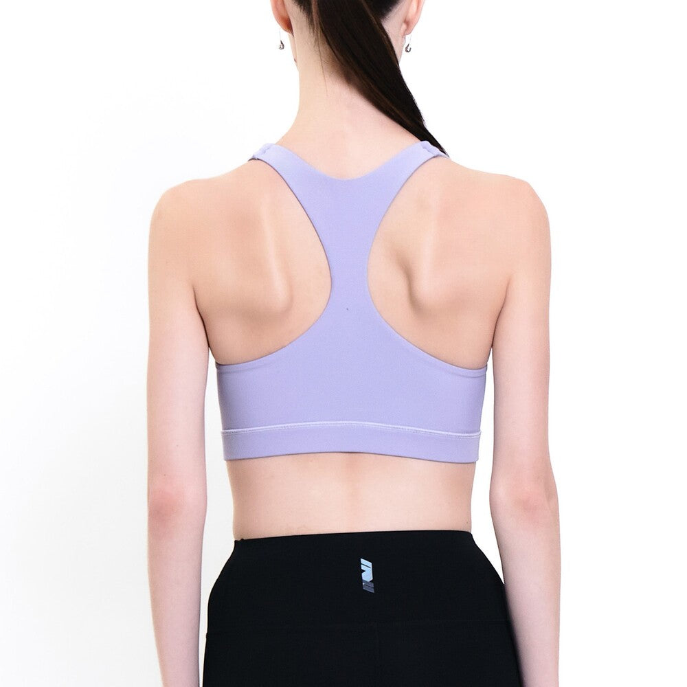 Wacoal Motion Wear บราออกกำลังกายแบบสวมหัว รุ่น WR3215 สีม่วง (LV)