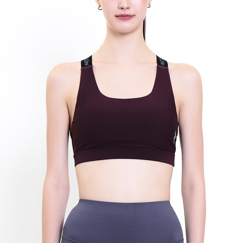 Wacoal Motion Wear บราออกกำลังกายแบบสวมหัว รุ่น WR3465 สีแดง (CH)