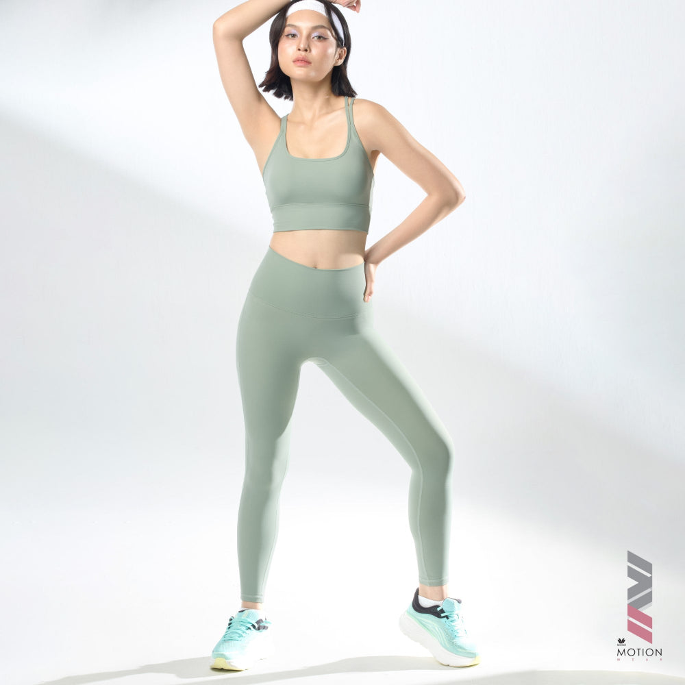 Wacoal Motion Wear กางเกงสำหรับออกกำลังกาย Outer รุ่น WR7124 สีเขียว (LM)