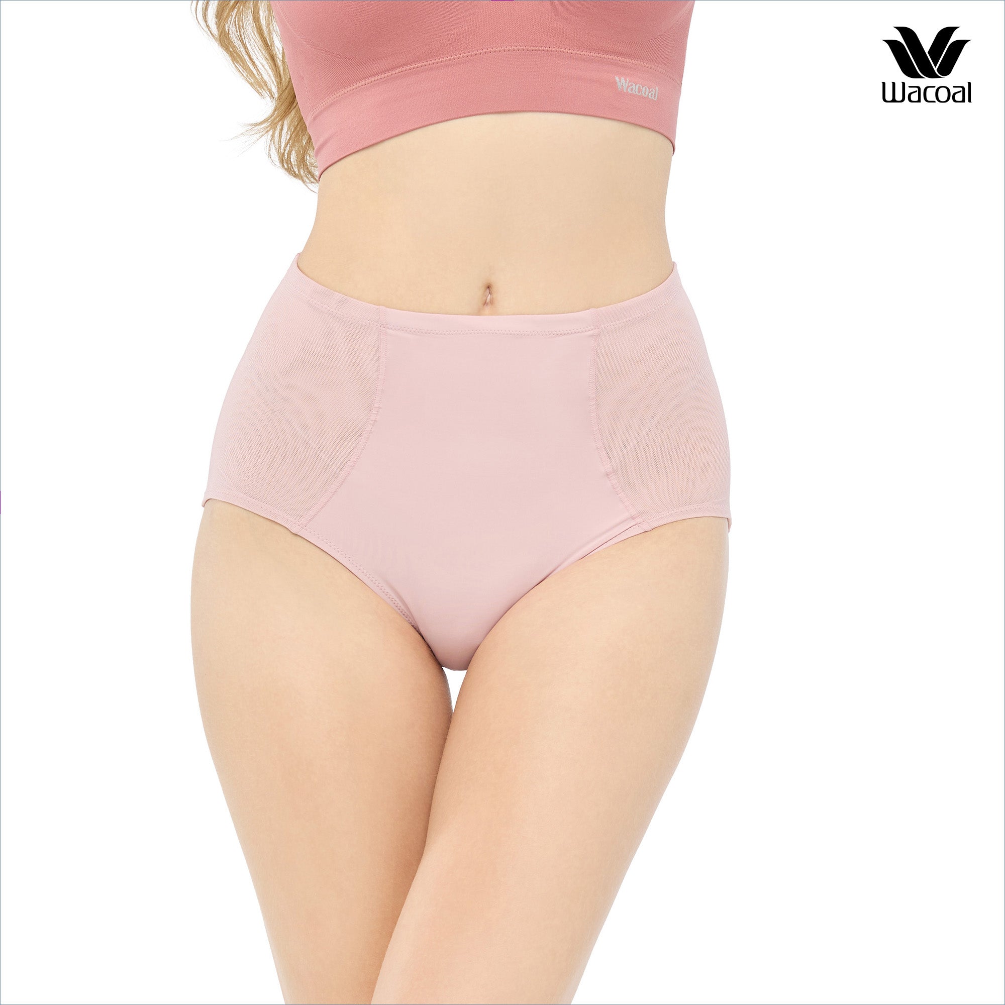 Wacoal Panty Secret Support กางเกงใน SOFT FLEX รุ่น S-FIT WU4977 สีชมพูเนื้ออ่อน (PN)