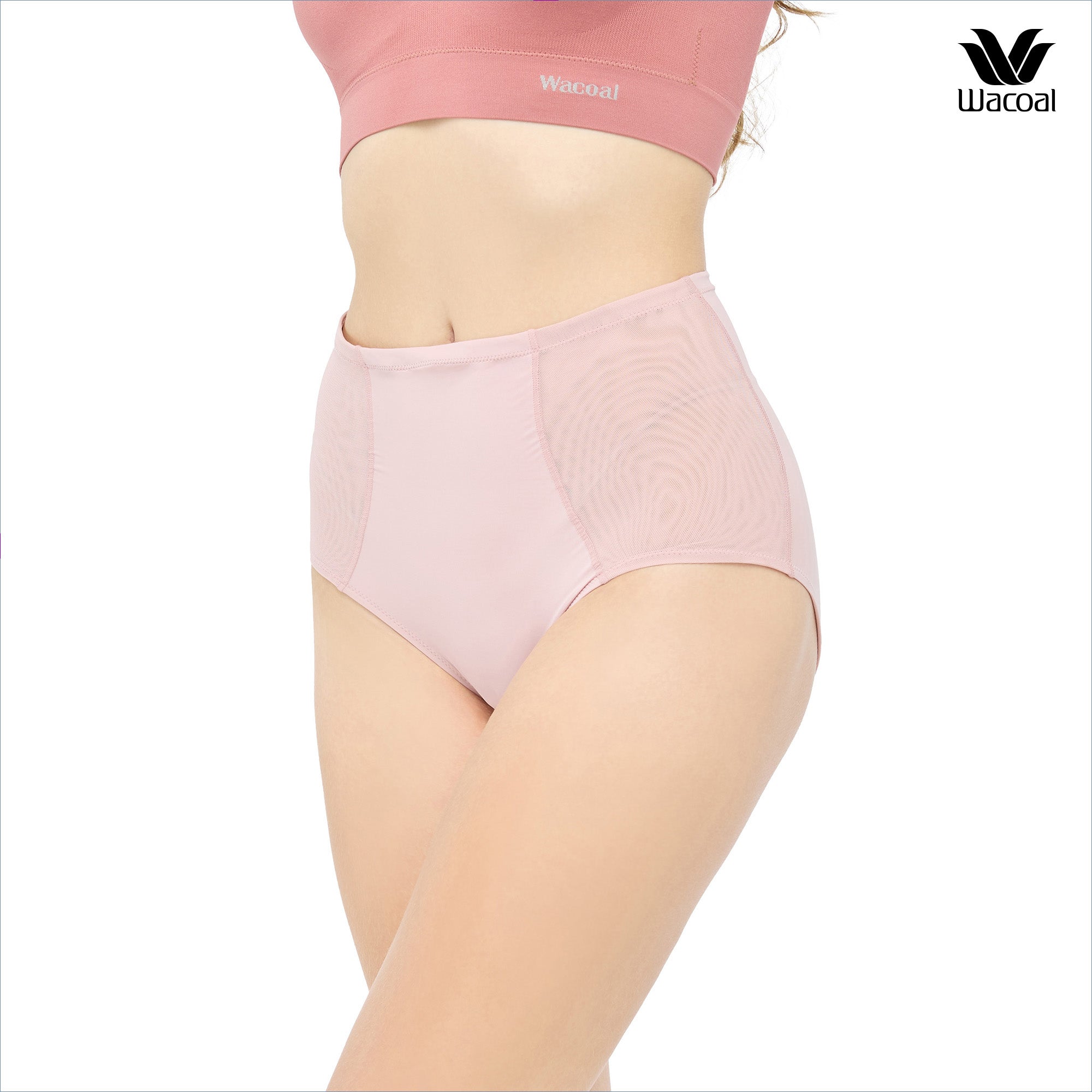 Wacoal Panty Secret Support กางเกงใน SOFT FLEX รุ่น S-FIT WU4977 สีชมพูเนื้ออ่อน (PN)
