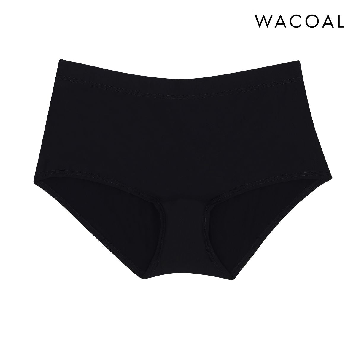 Wacoal Innovation Collagen Fabric Boyleg Panty กางเกงในรูปแบบขาสั้น รุ่น WU5K00 (L) สีดำ (BL)