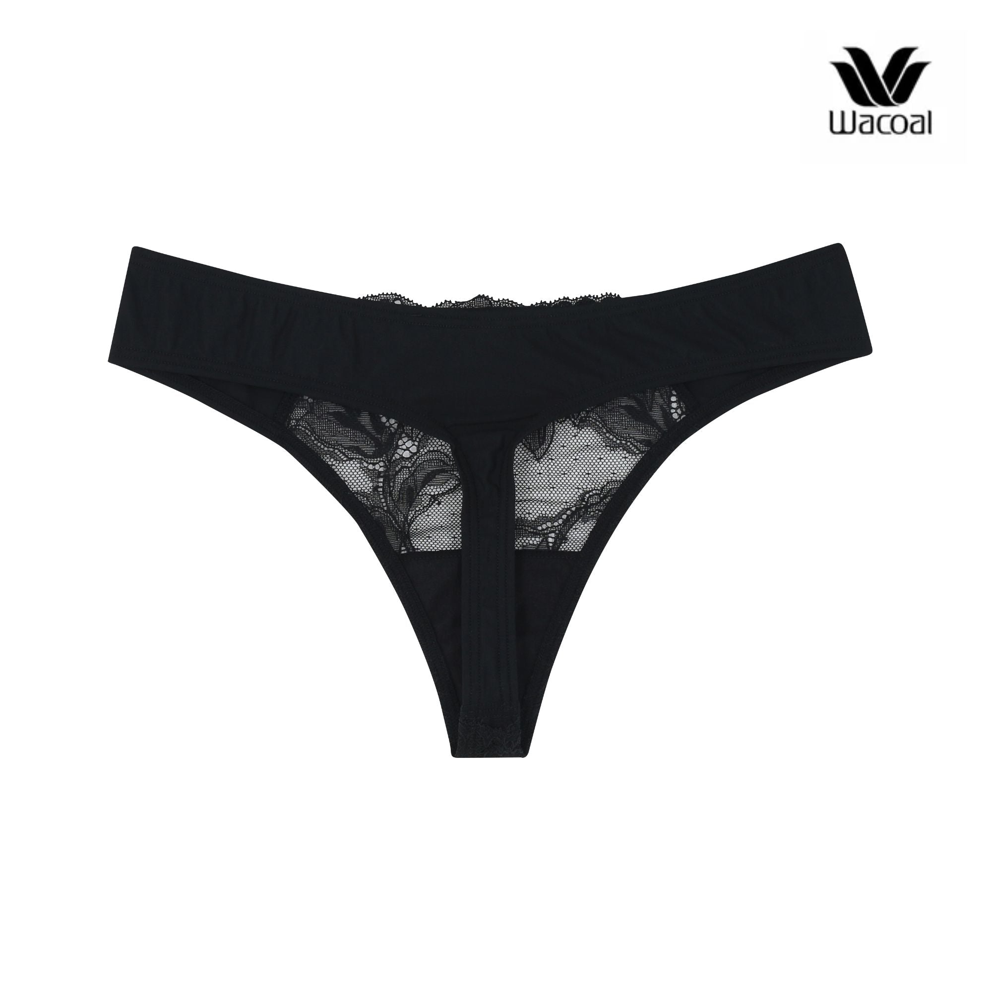 Wacoal Panty กางเกงในรูปแบบ THONG รุ่น WU7C21 สีดำ (BL)