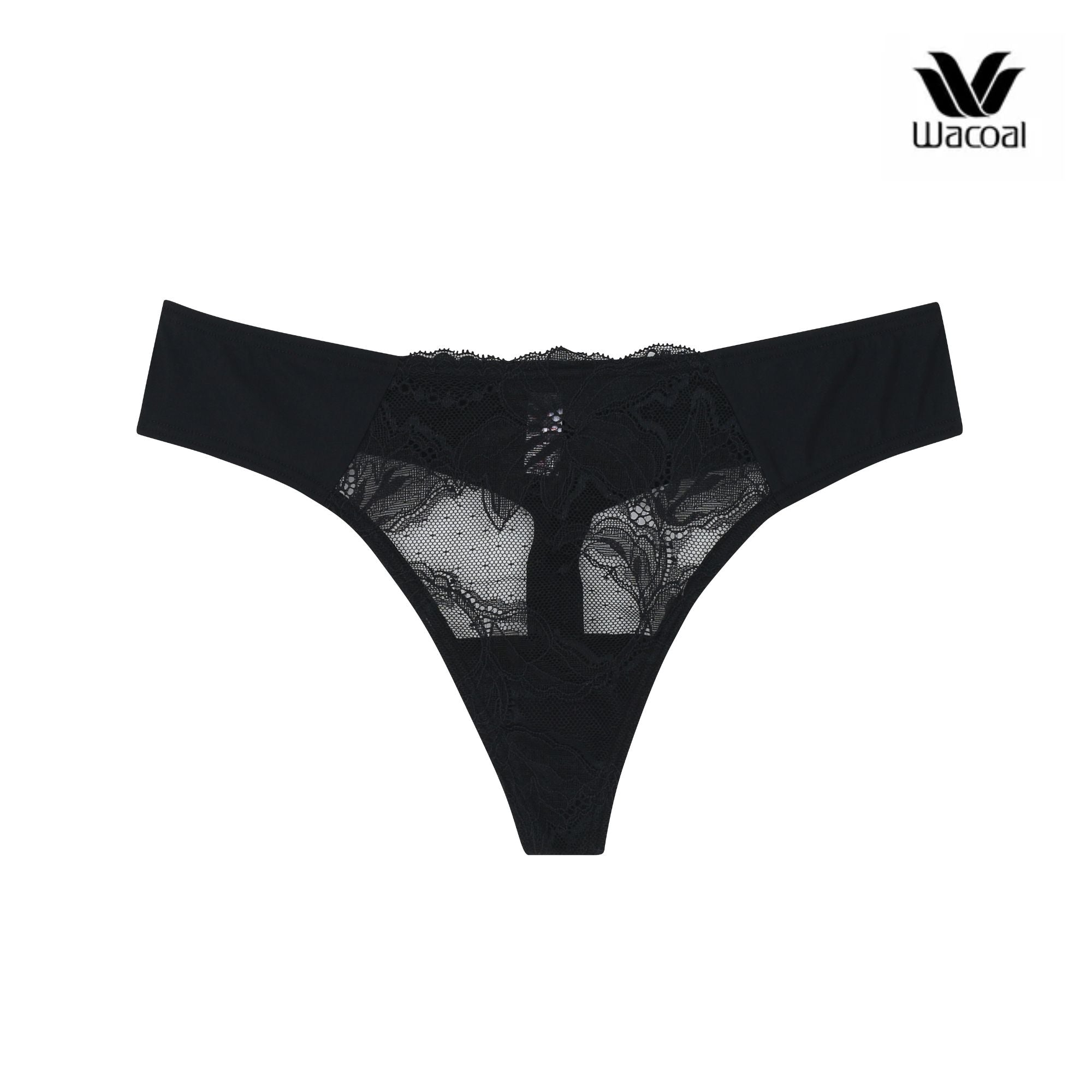 Wacoal Panty กางเกงในรูปแบบ THONG รุ่น WU7C21 สีดำ (BL)