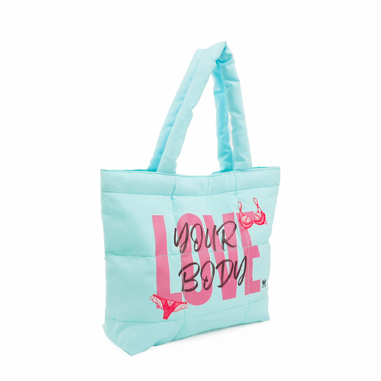 Wacoal Love your body fluffy bag รุ่น WW1605 สีฟ้า (PE)