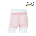 Wacoal Freedom LIMITED UNDERWEAR กางเกงลูกไม้นุ่ม (Lace Boxer ) รุ่น WXU406 สีชมพูกุหลาบป่า (WR)