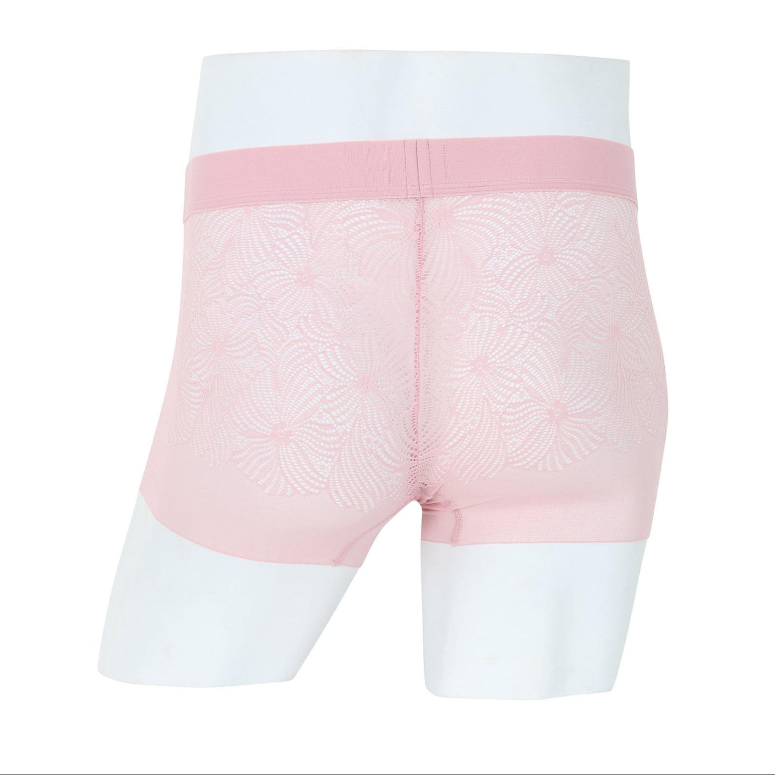 Wacoal Freedom LIMITED UNDERWEAR กางเกงลูกไม้นุ่ม (Lace Boxer ) รุ่น WXU406 สีชมพูกุหลาบป่า (WR)