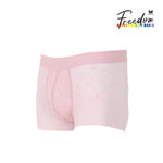 Wacoal Freedom LIMITED UNDERWEAR กางเกงลูกไม้นุ่ม (Lace Boxer ) รุ่น WXU406 สีชมพูกุหลาบป่า (WR)