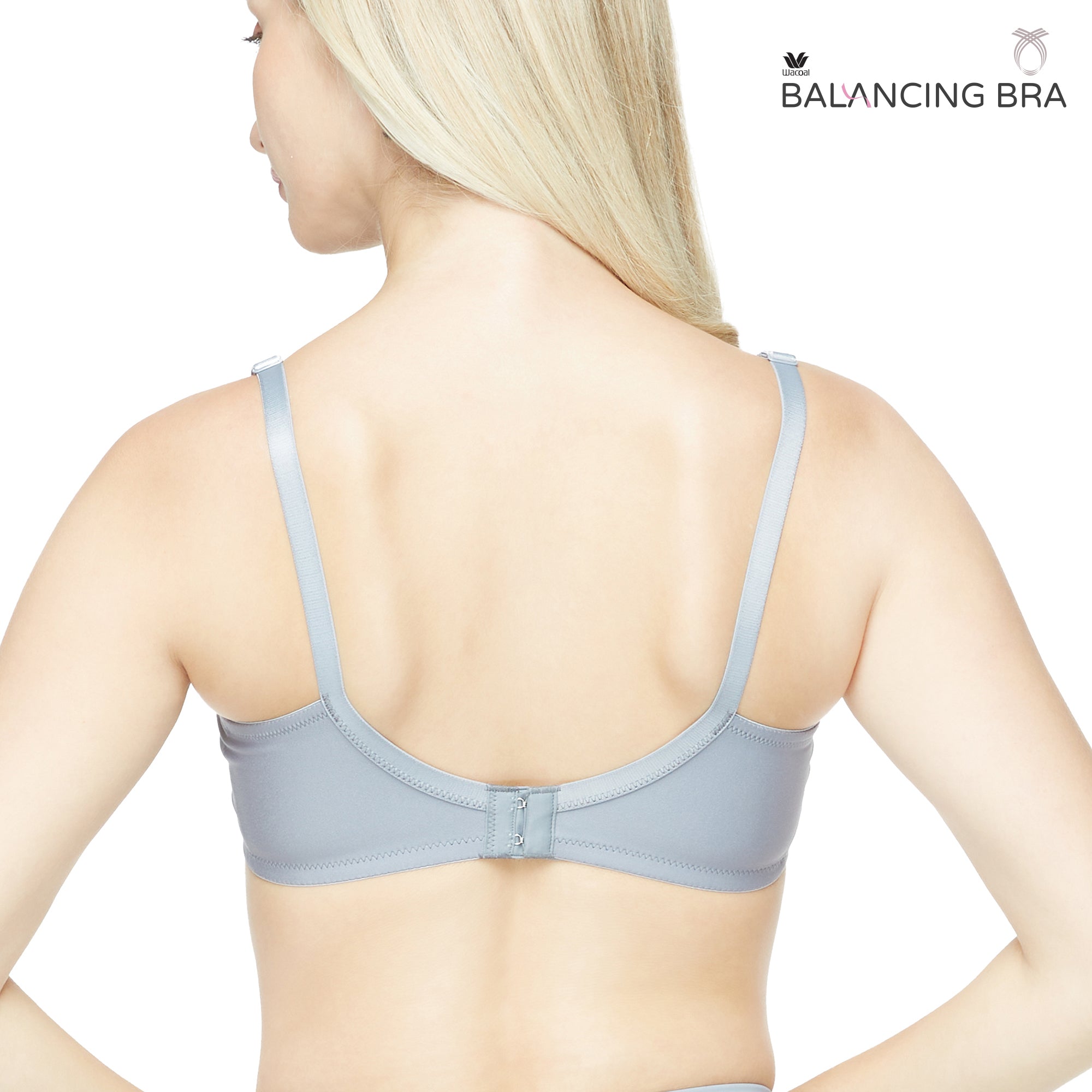 Wacoal Balancing Bra บราสำหรับใส่เต้านมเทียม รุ่น WXB515 สีเทา (GY)