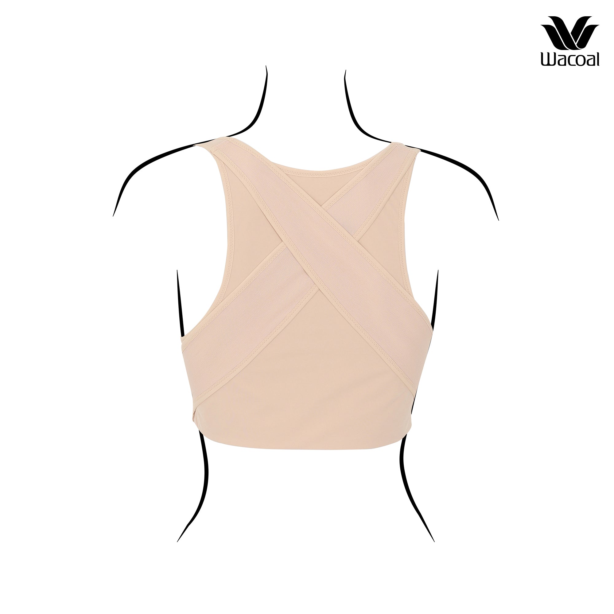 SMART X Back Support เสื้อพยุงหลัง รุ่น WXH201 สีเบจ (BE)
