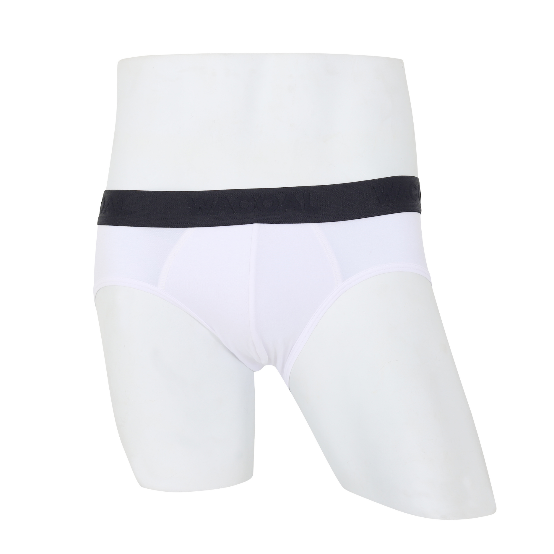 Wacoal กางเกงในผู้ชาย BAMBOO FILAGEN (BIKINI) รุ่น WXU303 สี ขาวขอบดำ (PW)