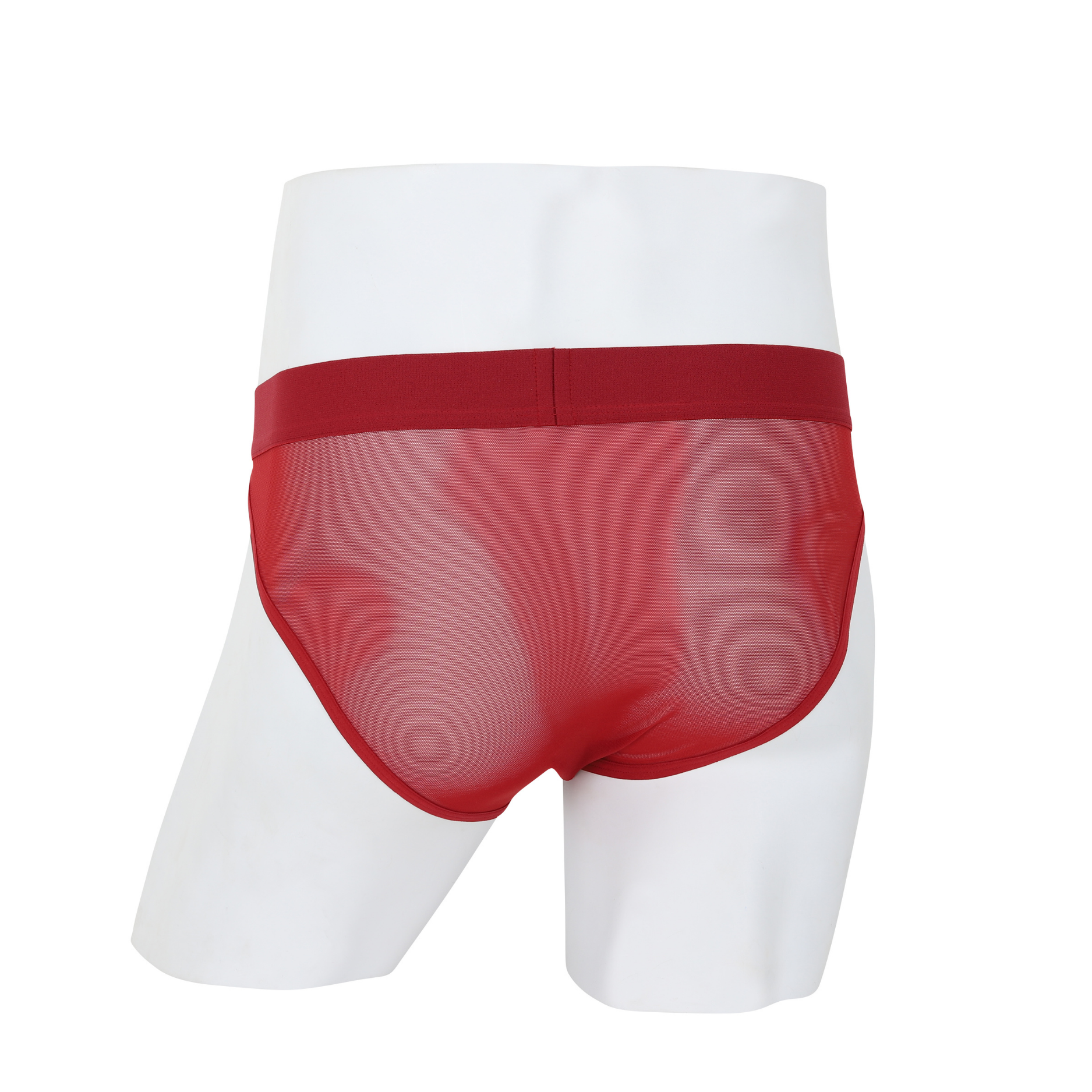 Wacoal กางเกงในผู้ชาย FASHION SEE THROUGH (high-cut lace briefs) รุ่น WXU304 สี ดำ (RE)