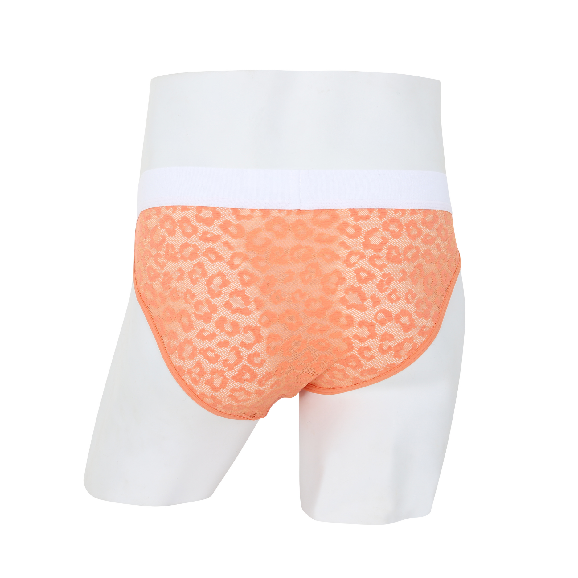 Wacoal กางเกงในผู้ชาย FASHION SEE THROUGH (high-cut lace briefs) รุ่น WXU305 สี ส้ม (OP)