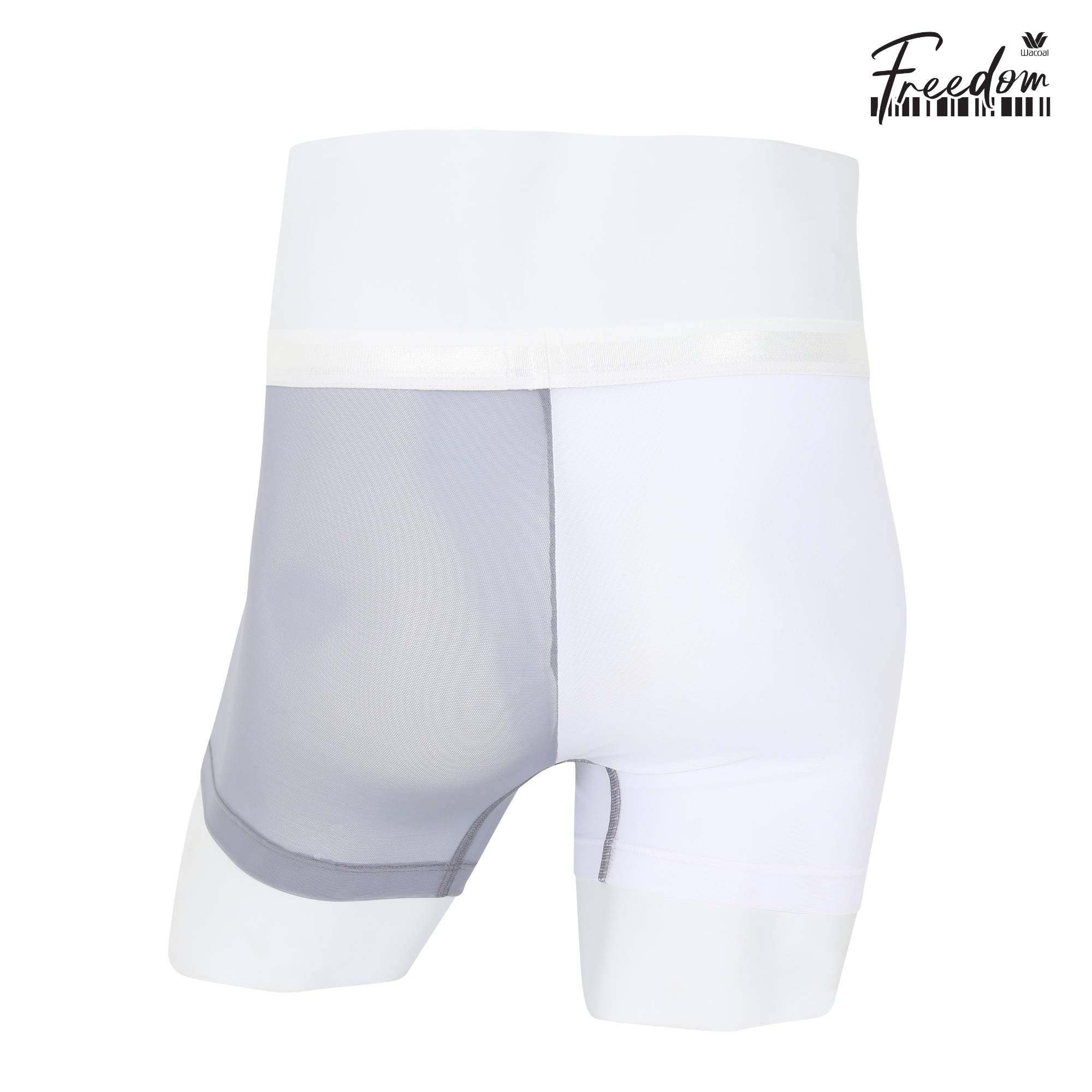 Wacoal Freedom LIMITED กางเกงในชาย (BOXER) Two tone NudeX รุ่น WXU402 สีเทา (GY)