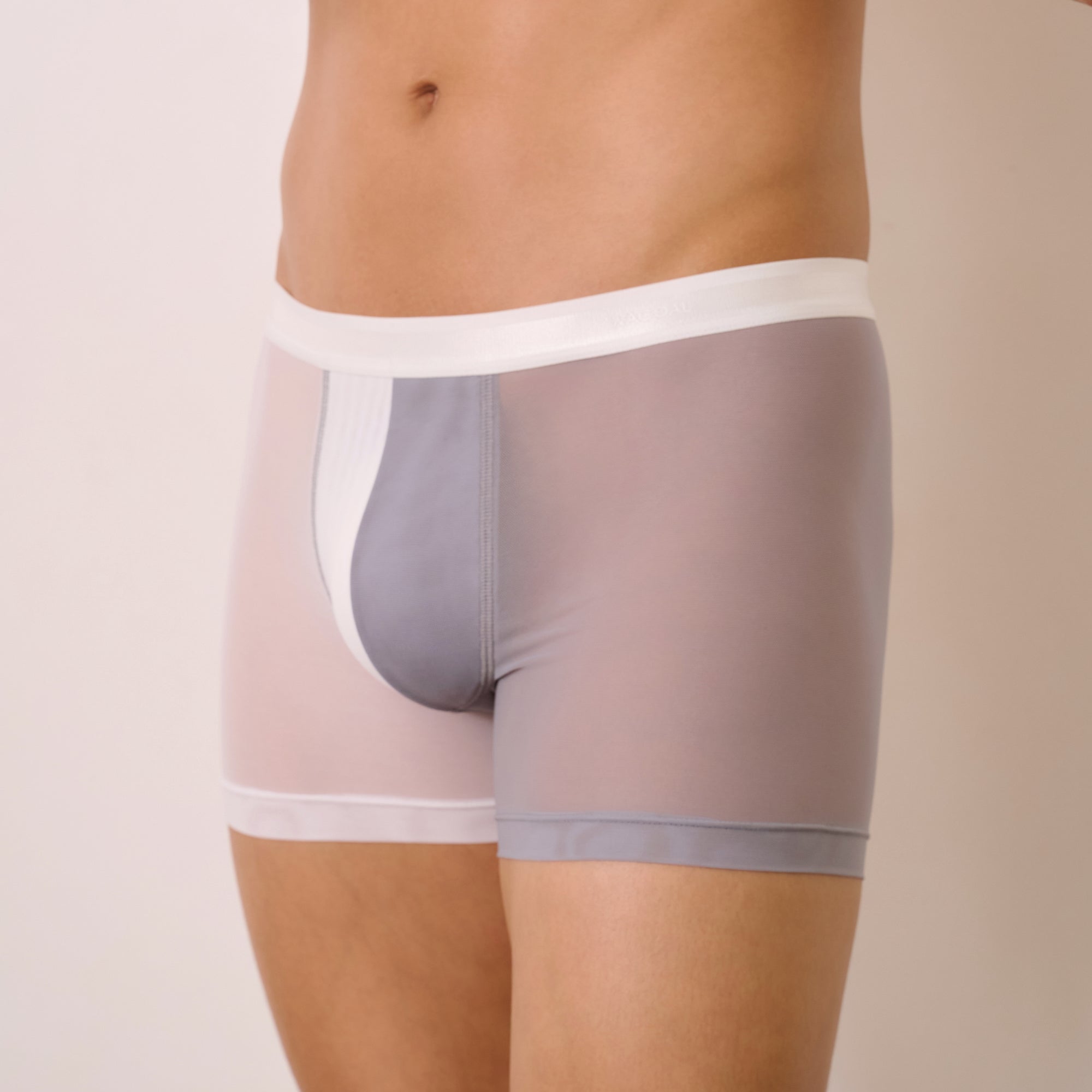 Wacoal Freedom LIMITED กางเกงในชาย (BOXER) Two tone NudeX รุ่น WXU402 สีเทา (GY)