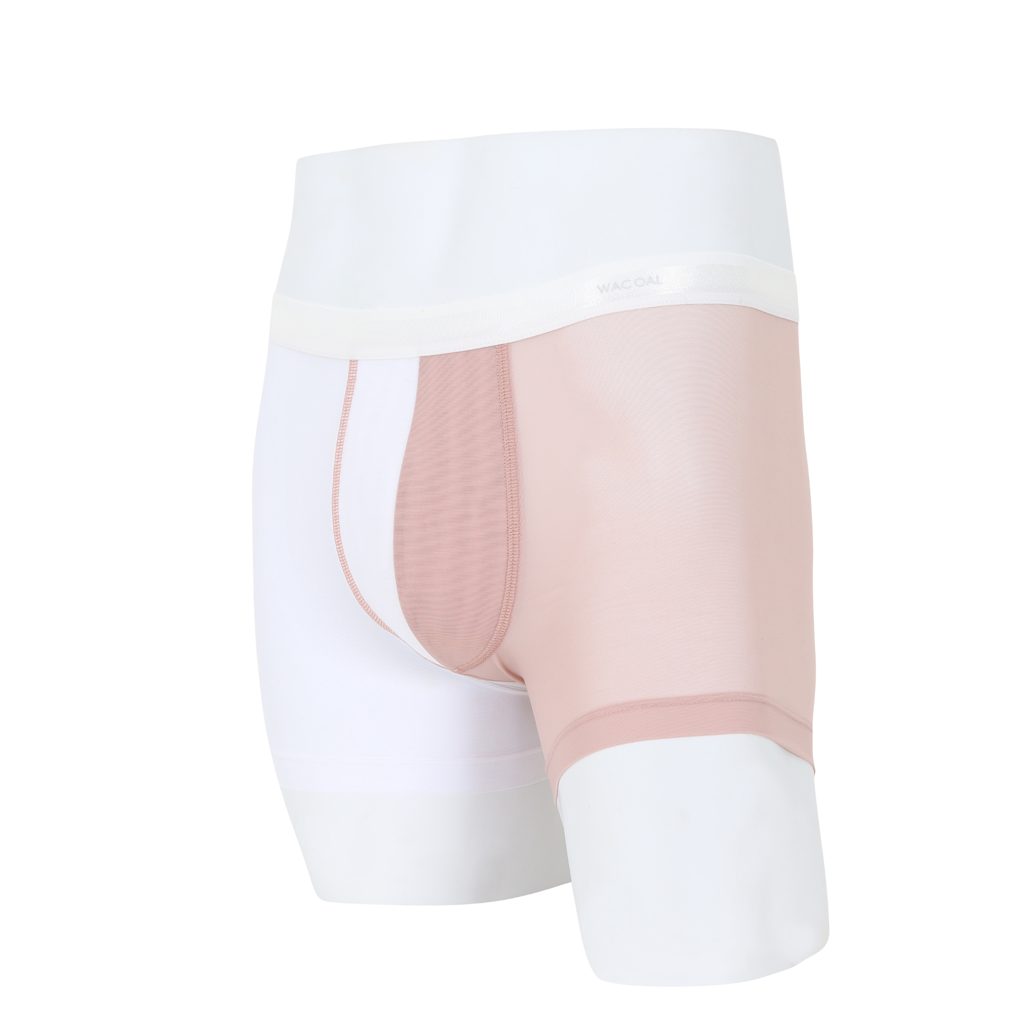 Wacoal Freedom LIMITED กางเกงในชาย (BOXER) Two tone NudeX รุ่น WXU402 สีชมพูกุหลาบป่า (WR)