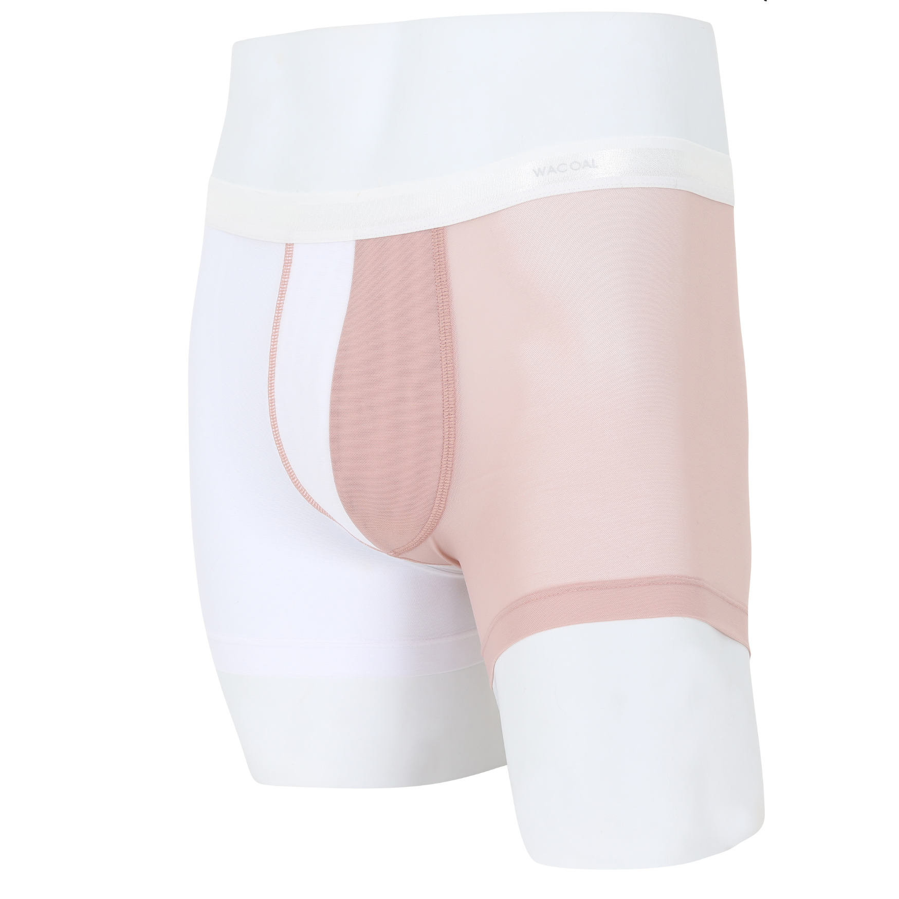 Wacoal Freedom LIMITED กางเกงในชาย (BOXER) Two tone NudeX รุ่น WXU402 สีชมพูกุหลาบป่า (WR)