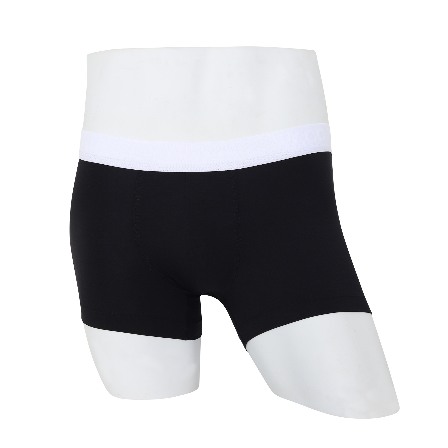 Wacoal กางเกงในผู้ชาย BAMBOO FILAGEN (BOXER) รุ่น WXU407 สีดำขอบขาว (BB)