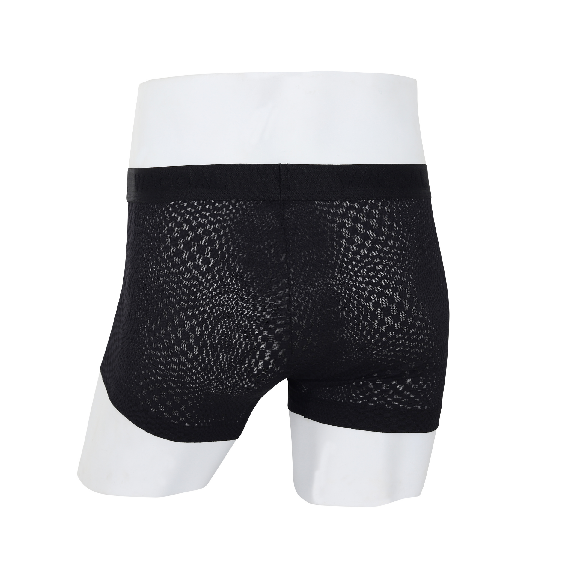 Wacoal กางเกงในผู้ชาย ทอลายกราฟิก (BOXER) รุ่น WXU408 สี ดำ (BL)