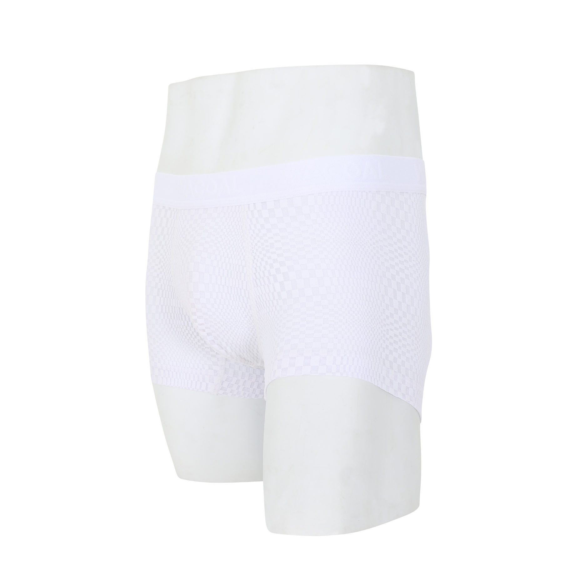 Wacoal กางเกงในผู้ชาย ทอลายกราฟิก (BOXER) รุ่น WXU408 สี ขาว (WH)