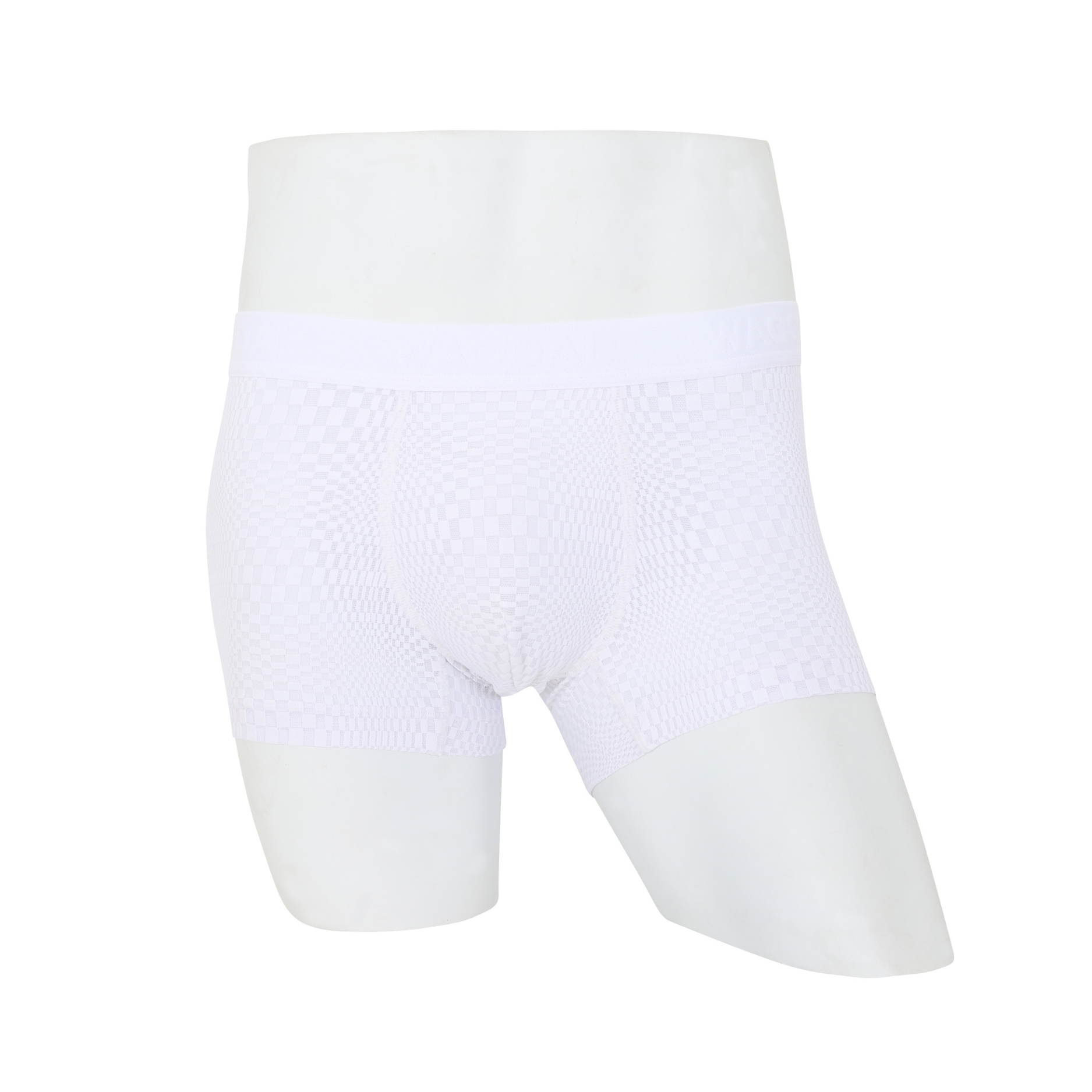 Wacoal กางเกงในผู้ชาย ทอลายกราฟิก (BOXER) รุ่น WXU408 สี ขาว (WH)