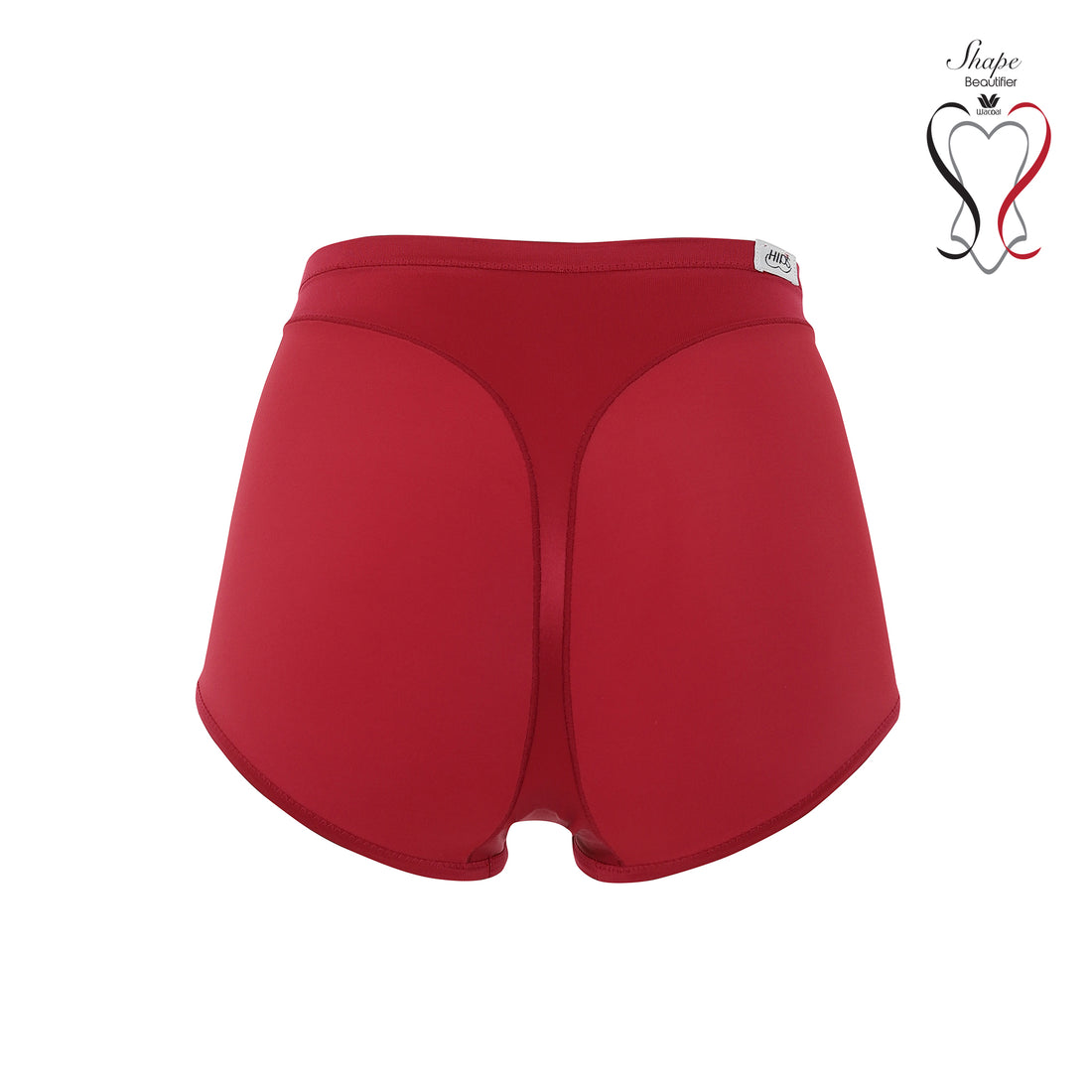 Wacoal Shapewear Hips กางเกงกระชับหน้าท้อง รุ่น WY1128 สีแดงเชอร์รี่ (CH)