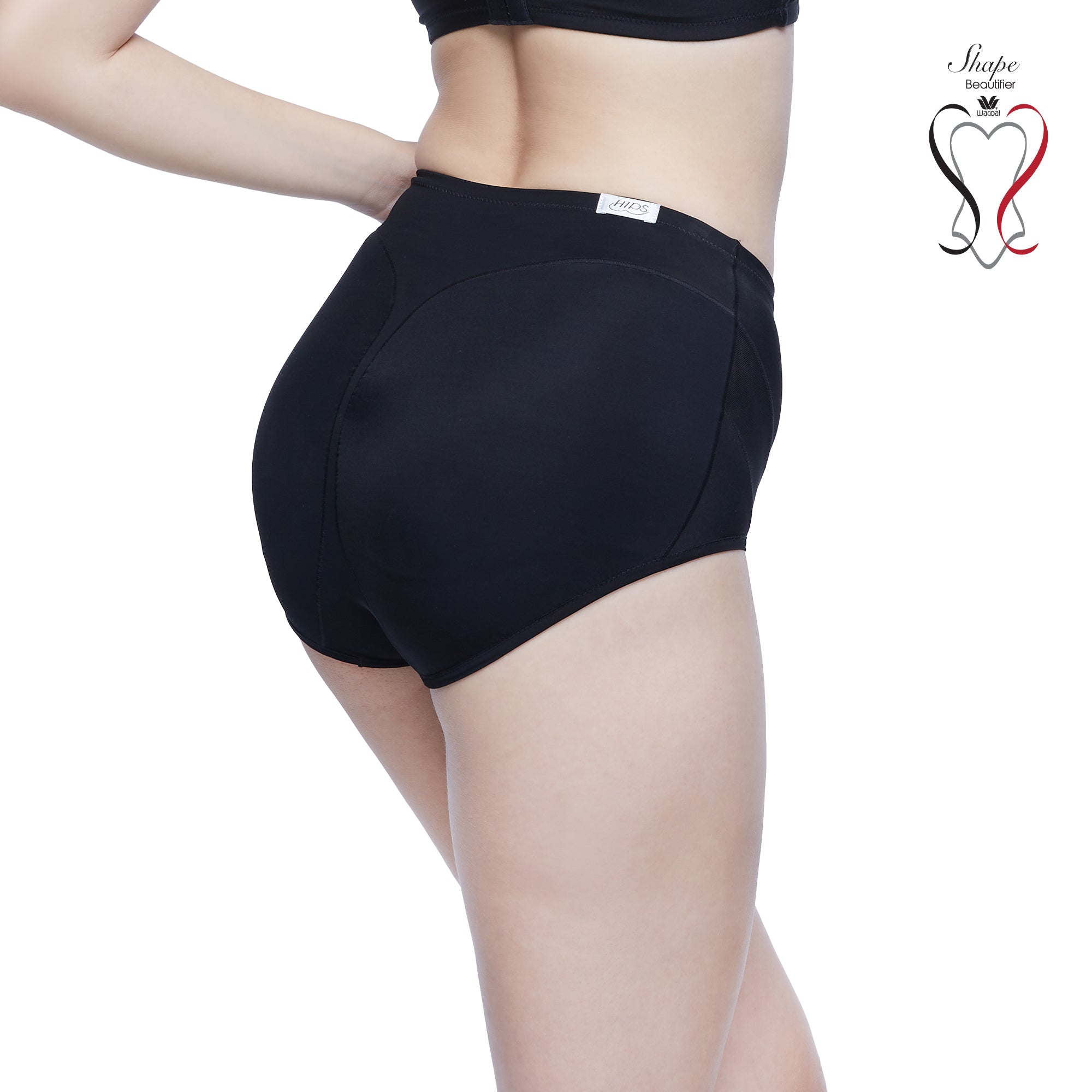 Wacoal Curve Diva บราเก็บกระชับสาวคัพใหญ่ รุ่น WB7540 ( เข้าคู่กางเกงรุ่น WY1181 ) สีดำ (BL)