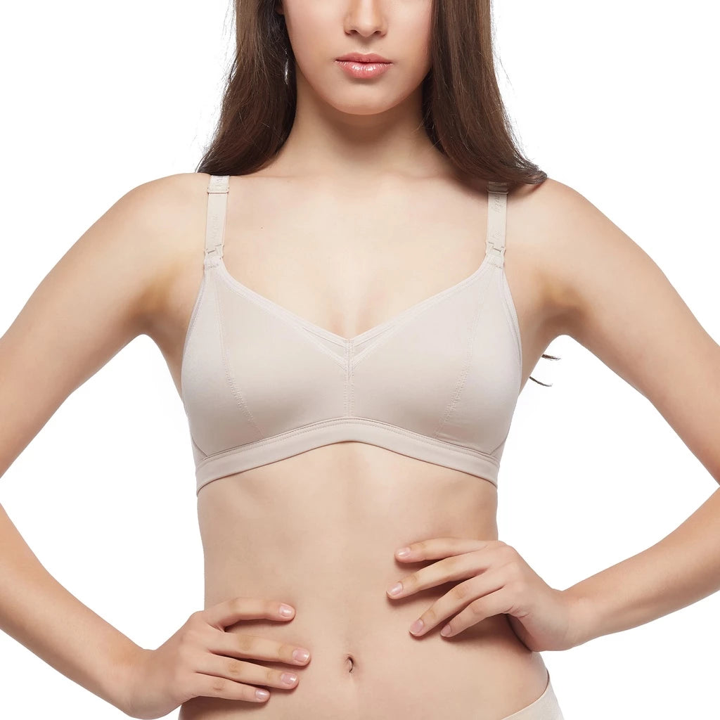 Wacoal Maternity Bra บราหลังคลอด เปิดให้นมบุตร รุ่น WM1088 สีโอวัลติน (OT)