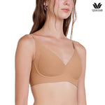 Wacoal Go Girls Smart Size Low Back Bra, Wacoal wireless bra, pack of 2, model WB3Y40/WB3240 (mixed colors)