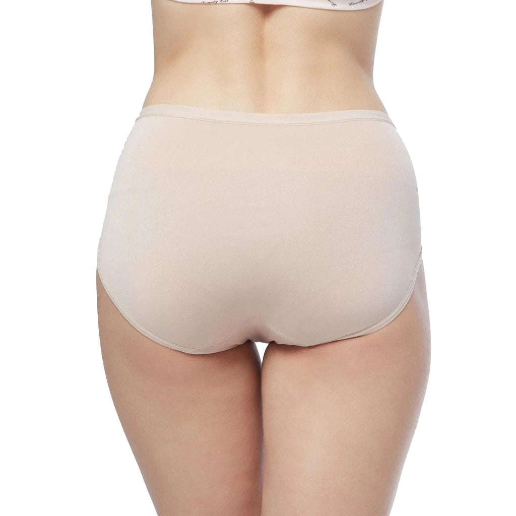 Wacoal Panty pack กางเกงในใส่สบาย รูปแบบเต็มตัว set 3 ชิ้น รุ่น WU4T34 สีเบจ (BC)