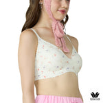Wacoal Go Girls Smart Size Lacy Look บราไร้โครงวาโก้ รุ่น WB3Y36 สีครีม (CR)