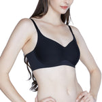 Wacoal smooth underwear, wireless bra, Smart Size, seamless, model WB5X21, black (BL)