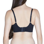 Wacoal smooth underwear, wireless bra, Smart Size, seamless, model WB5X21, black (BL)