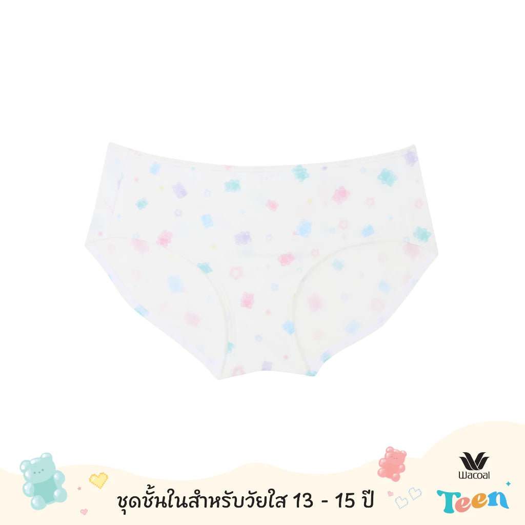 Wacoal Teen Panty กางเกงในสำหรับวัยใส รุ่น MUT138 สีขาว (WH)