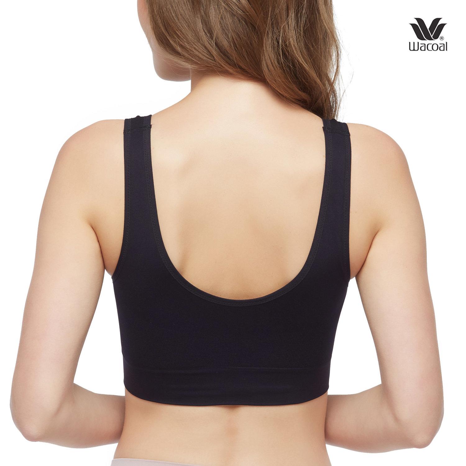 Wacoal Lingerie บราสวมหัว ไร้ตะเข็บ รุ่น WH9C35 สีดำ (BL)