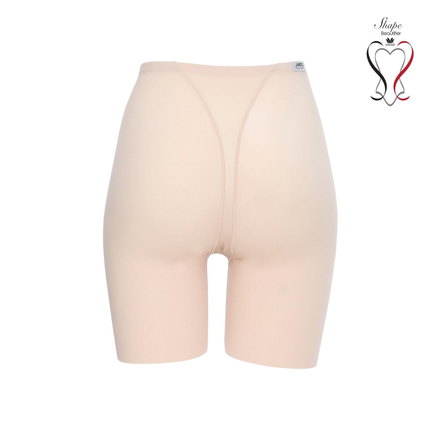 Wacoal Shapewear Hip กางเกงกระชับสัดส่วน ขายาวเอวปกติ รุ่น WY1152 สีเนื้อ (NN)