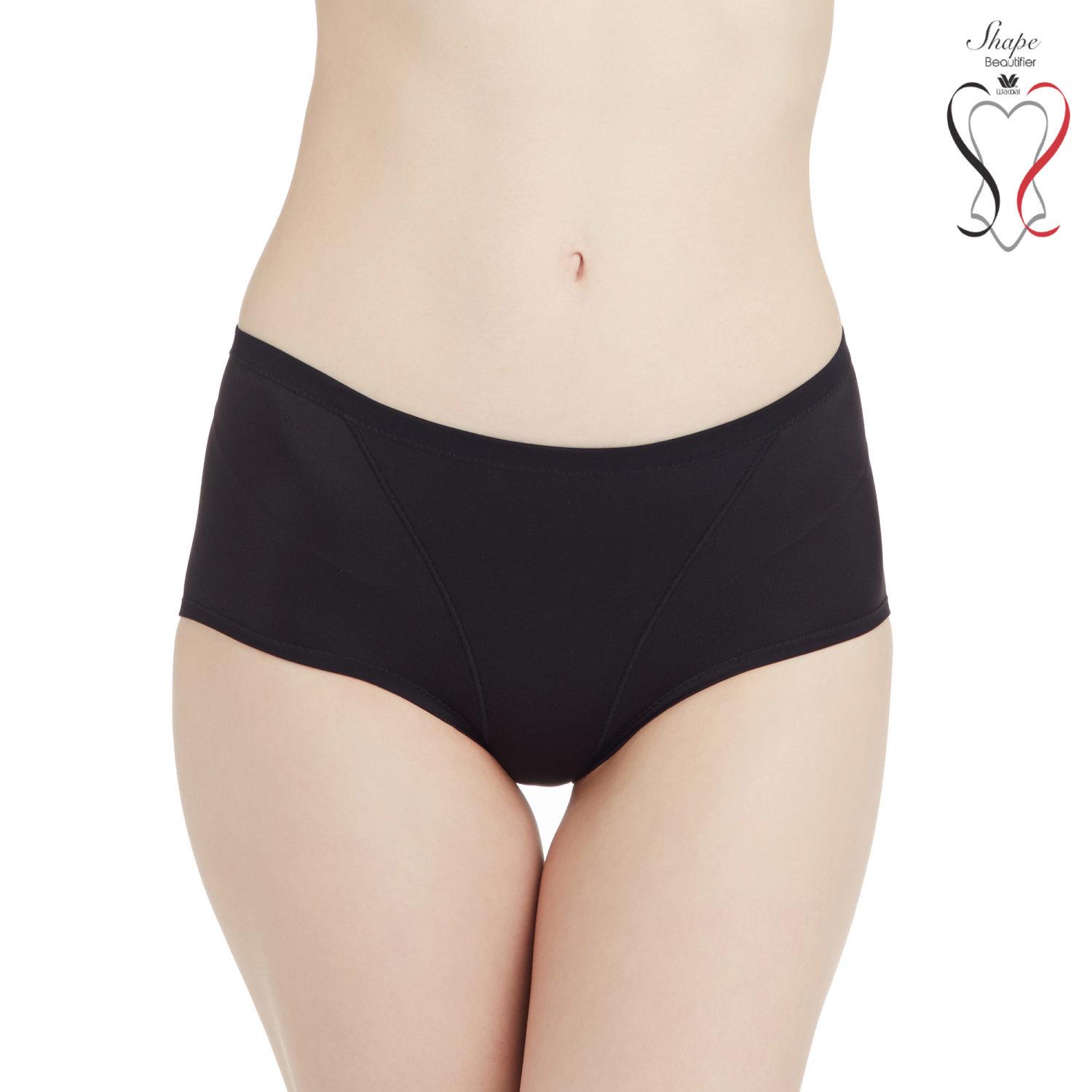 Wacoal Shapewear Hips กางเกงยกสะโพก และก้นกลมสวย รุ่น WY1129 สีดำ (BL)