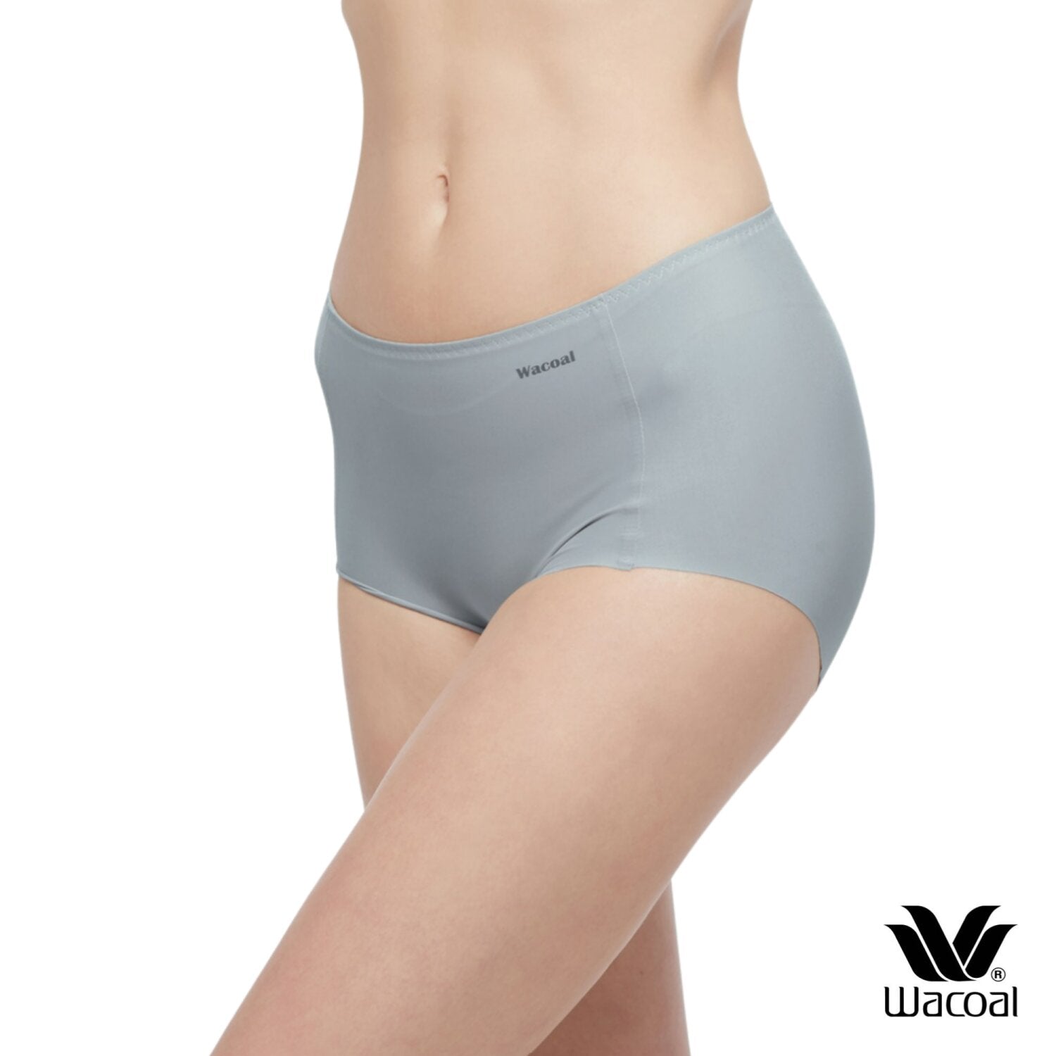 Wacoal Oh my nudes panty กางเกงในไร้ขอบ เนียนเรียบ รูปแบบเต็มตัว Set 5 ชิ้น รุ่น WU4F99 คละสี (สีเบจ2-สีดำ2-สีเทา1)
