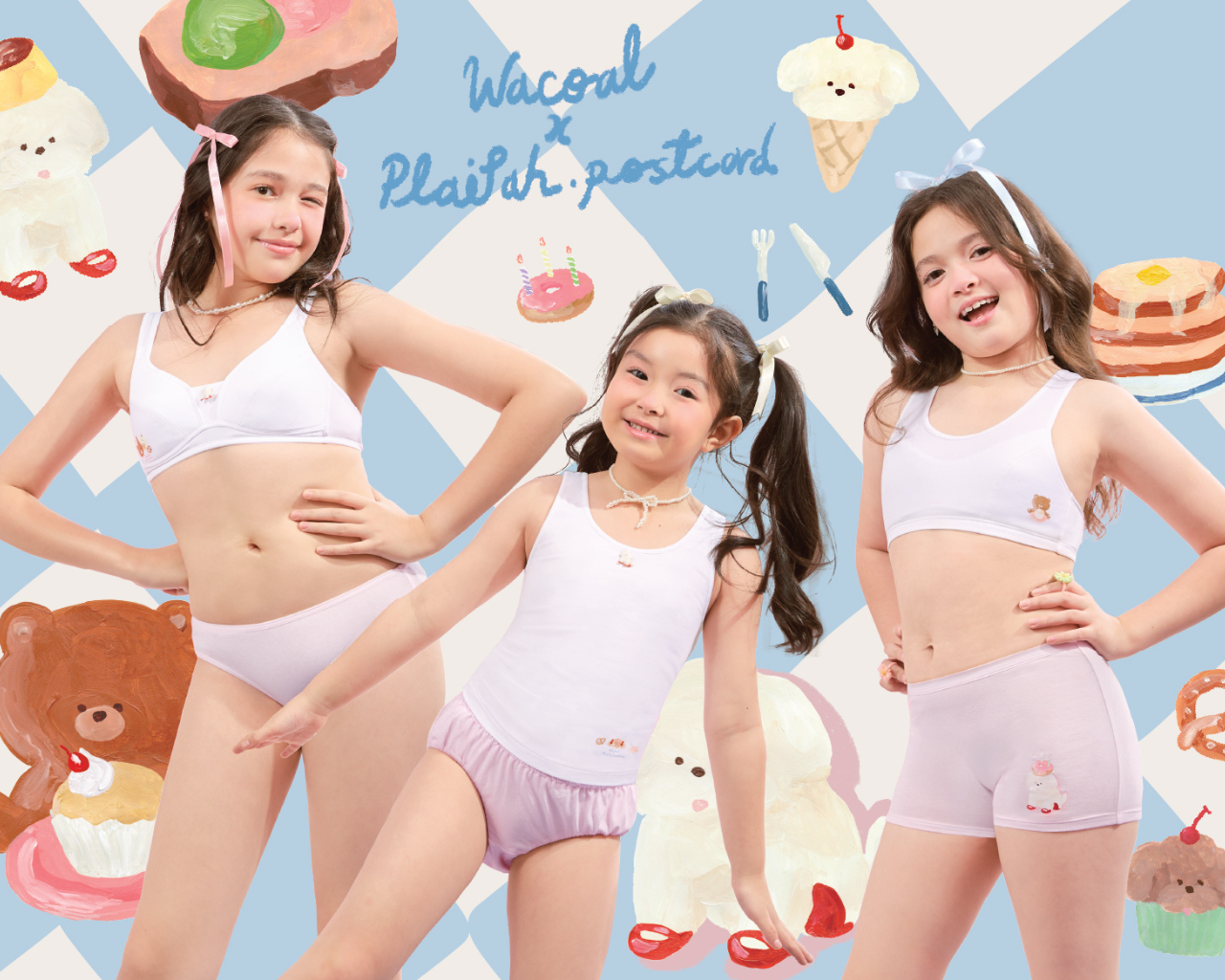 วาโก้ ต้อนรับเปิดเทอมใหม่กับคอลเลกชันพิเศษในซัมเมอร์ด้วย Wacoal X Plaifah.postcard