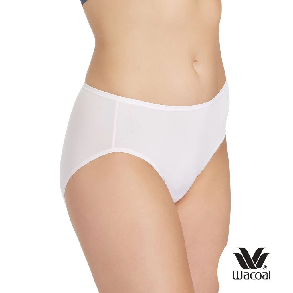 Wacoal Super soft panty กางเกงในนุ่มสบาย รูปแบบครึ่งตัว Set 5 ชิ้น รุ่น WU3F11 คละสี (สีดำ-สีเนื้อ-สีชมพูอ่อน)