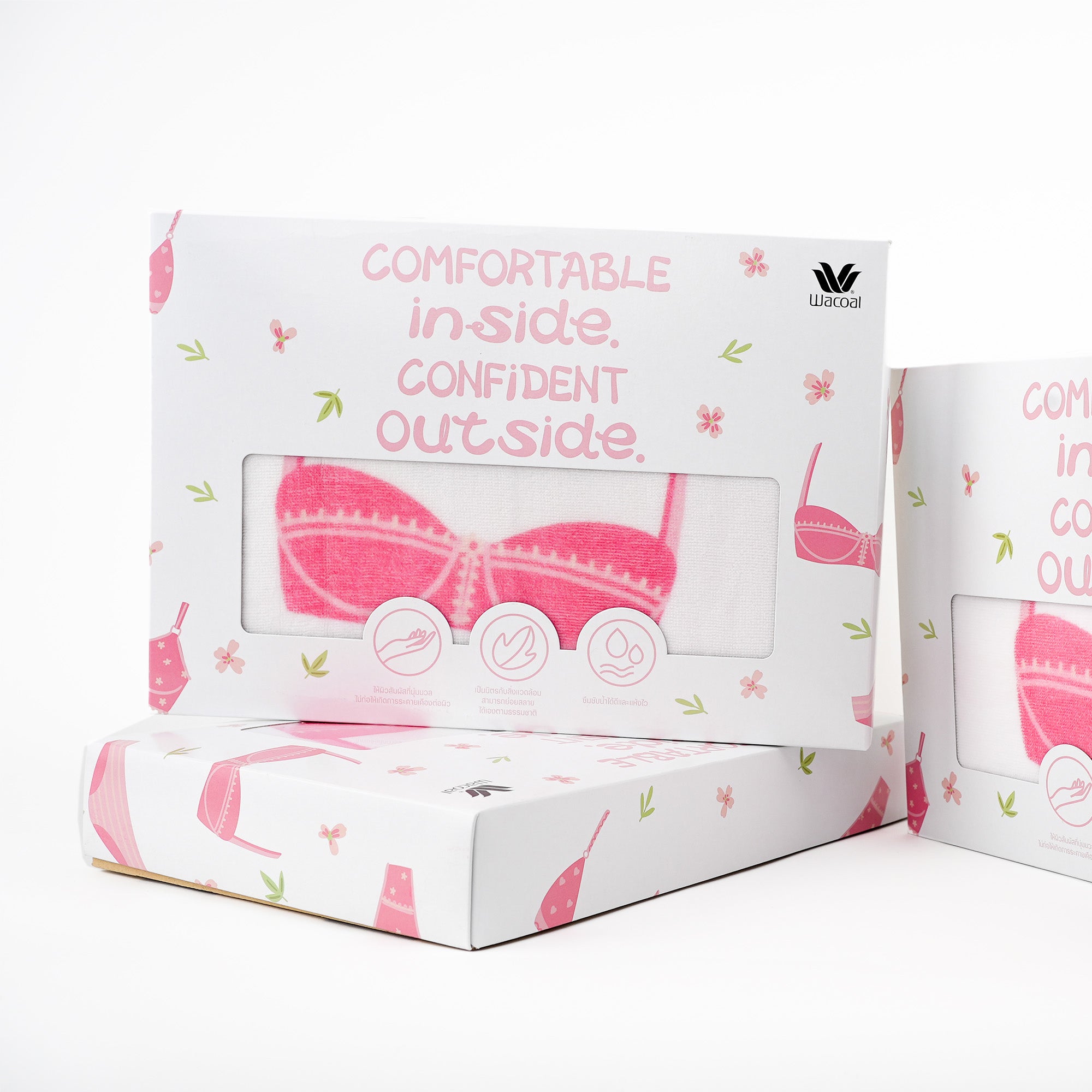 Wacoal Cotton Candy Towel ผ้าขนหนูเช็ดตัว รุ่น WW120400 สีชมพู (PI)