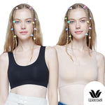 Wacoal Smart Size Go Girls Jelly Bra 3D Fit บราไร้โครงวาโก้ เจลลี่บรา เซท 2 ชิ้น รุ่น WB3Y39/WB3239  (  ดำ-เบจ BB )