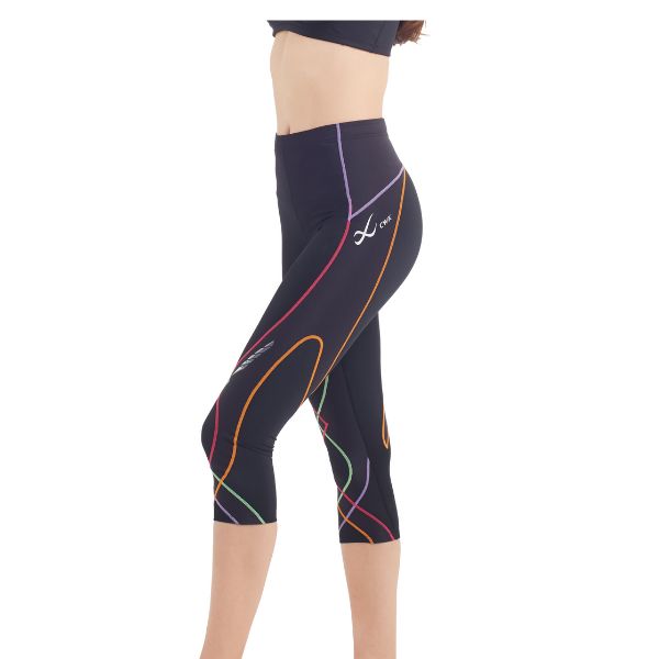 CW-X Stabilyx Compression Tight Women กางเกงกระชับกล้ามเนื้อ ผู้หญิง รุ่น IC9165 สีม่วงออกแดง (VI)
