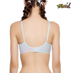 Wacoal Mood Summer Smoothie Bra, non-wired bra, printed pattern, model MM1F20 (paired with panties, model MUMF20), blue (LS)
